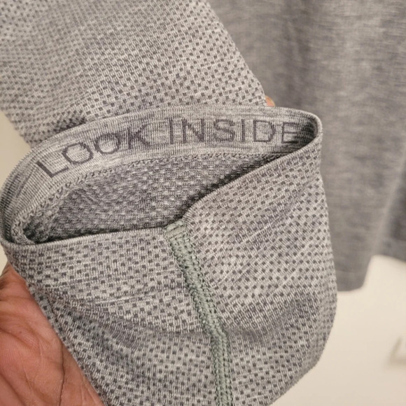 LULULEMON Men's XL Metal Vent Tech long sleeve shirt Slate gray athleisure - Picture 10 of 11